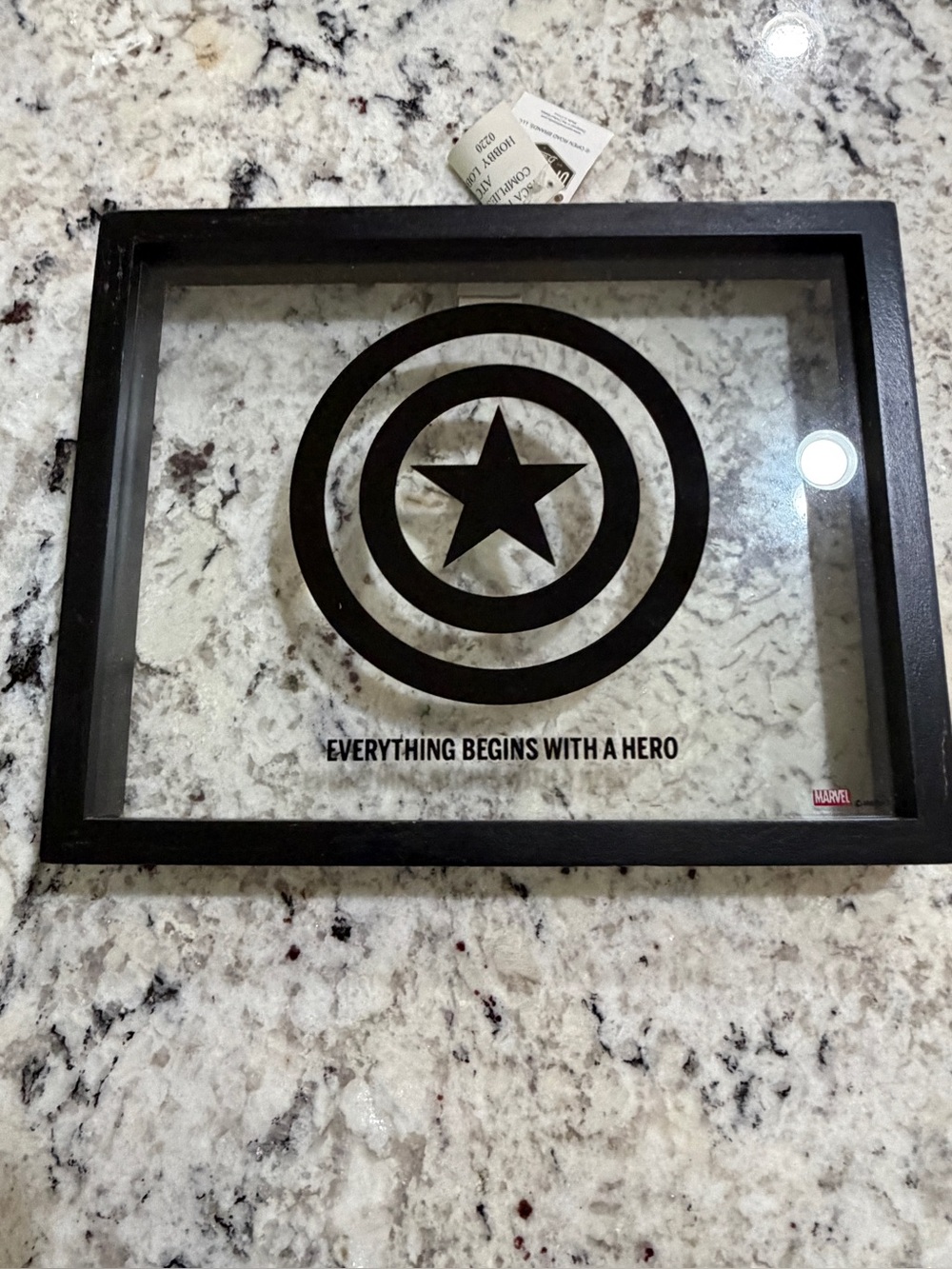 Marvel Captain America "Everything Begins With A Hero" Wall Art